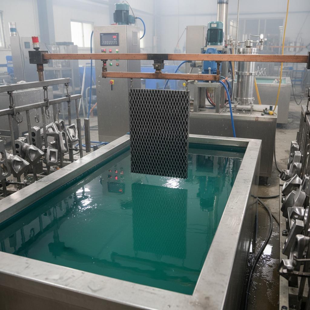 titanium anode for electroplating