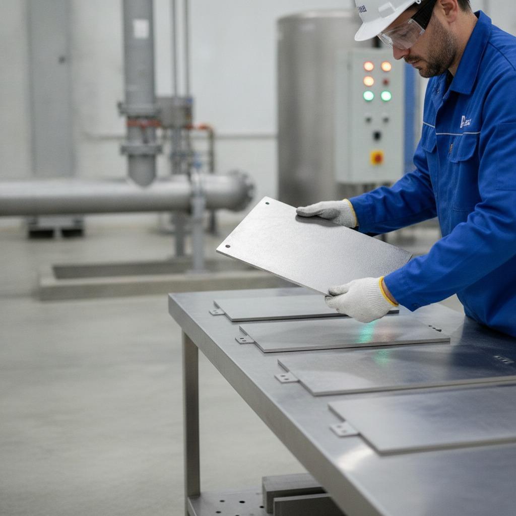 water treatment titanium anode plate